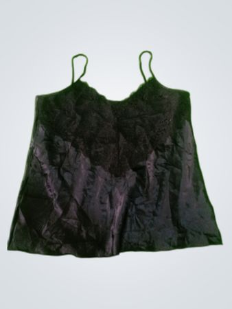 Black Satin Cami