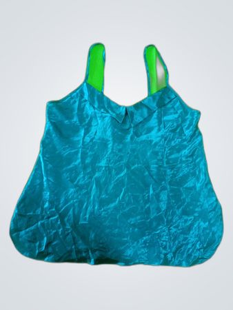 Blue Silk Camisole