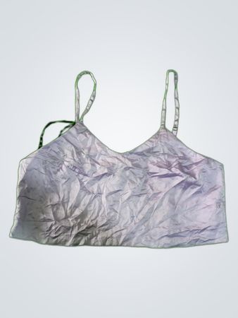 Crumpled White Bra