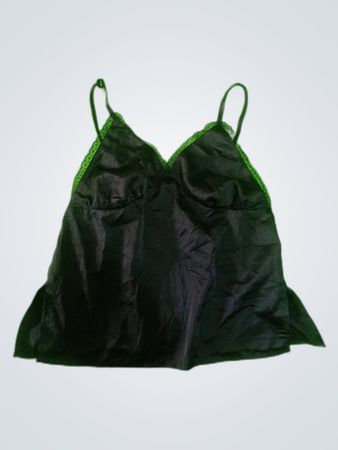 Black Satin Cami
