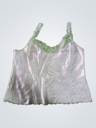 White Lace Trim Camisole