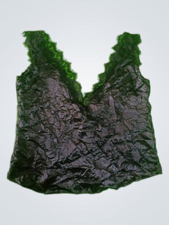 Black Lace Trim Camisole