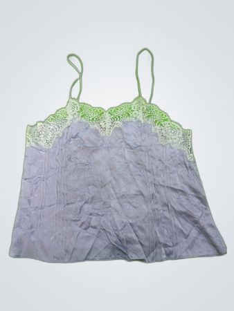 Gray Lace Trim Camisole