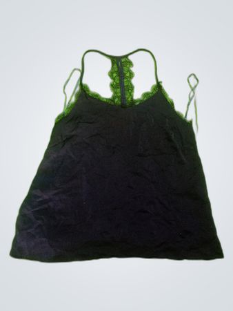 Black Lace Trim Camisole