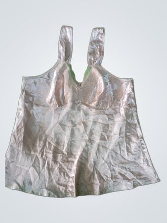 Crumpled White Camisole