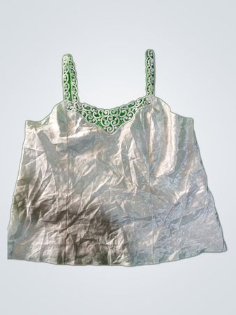 White Lace Trim Camisole