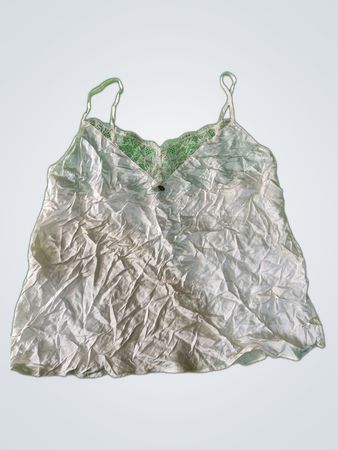 White Camisole with Lace Trim