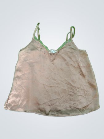 Love to Lounge Beige Lace Trim Cami Top