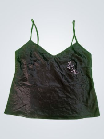 Black Camisole with Bunny Logo