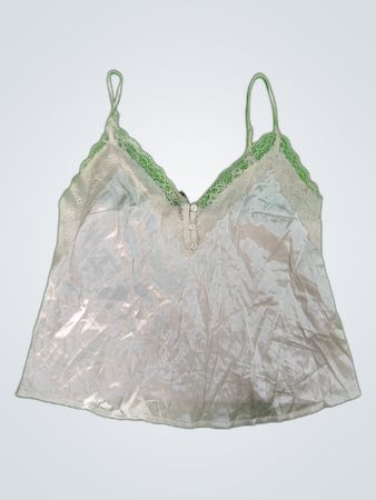 White Lace Trim Camisole