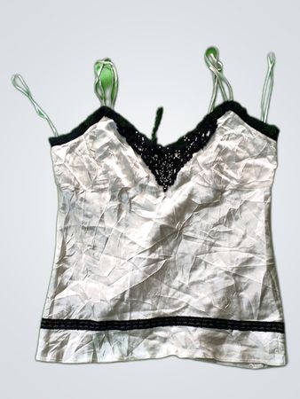 River Island Women's White and Black Top