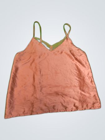 Pink Satin Camisole