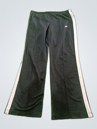 Nike Black Track Pants with White Stripe