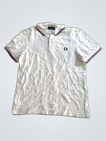 Fred Perry White Polo Shirt