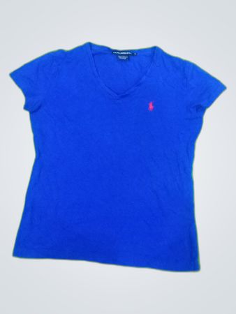 Ralph Lauren Blue V-Neck T-Shirt