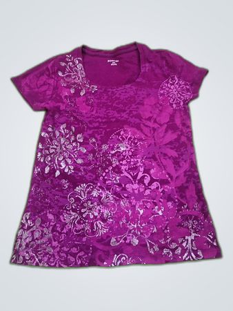 Purple Floral T-Shirt