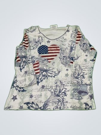 Cactus Bay Apparel Patriotic Sleeveless Top