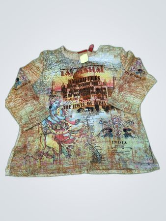 Gloria Vanderbilt Printed Top
