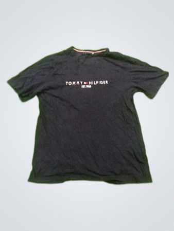 Tommy Hilfiger Black Logo Short Sleeve T-Shirt
