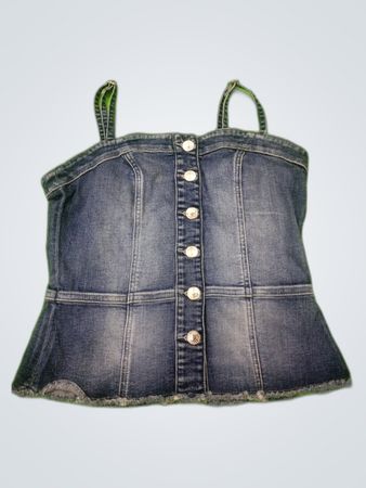 Denim Crop Top