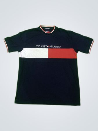 Tommy Hilfiger Navy Logo Polo Shirt