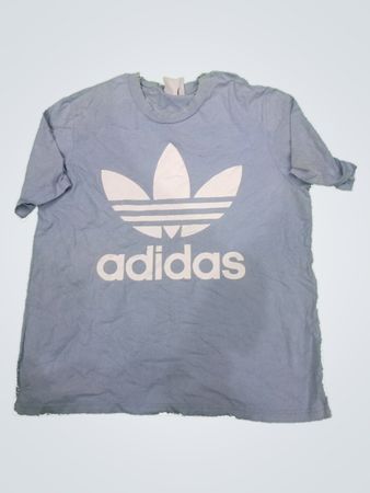 Adidas Light Blue Logo T-Shirt