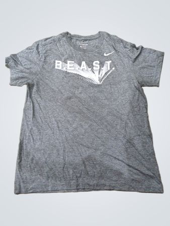 Nike Grey T-Shirt with B.E.A.S.T. Logo