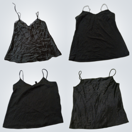 Y2k Sexy black cami tops bundle