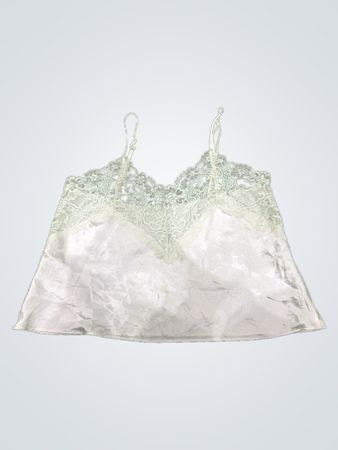 White Lace Trim Camisole