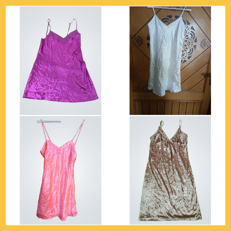 Y2k Sexy silk  dress bundle