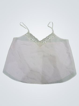 White Lace Trim Camisole