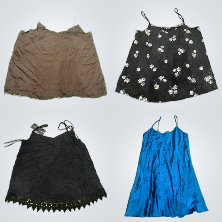 Y2k New Look silk & mesh dress & tops