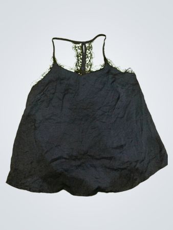 Black Lace Trim Camisole