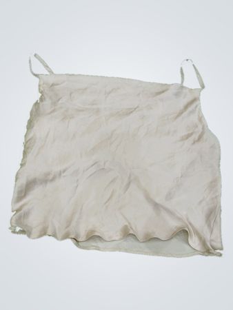Women's White Strapless Top
