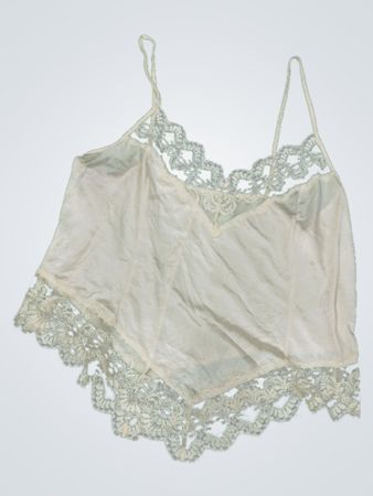 White Lace Trim Camisole