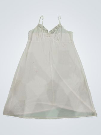 Unbranded White Lace Slip Dress