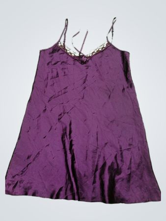 Purple Silk Chemise