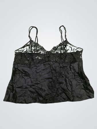 Marks & Spencer Black Lace Cami Top
