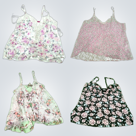 Y2k Lace cami sexy tops bundle