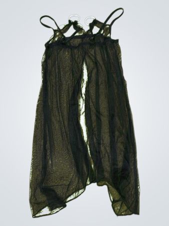 Black Sheer Mesh Dress