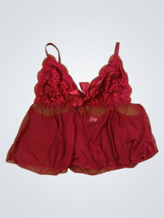 Red Lace Camisole