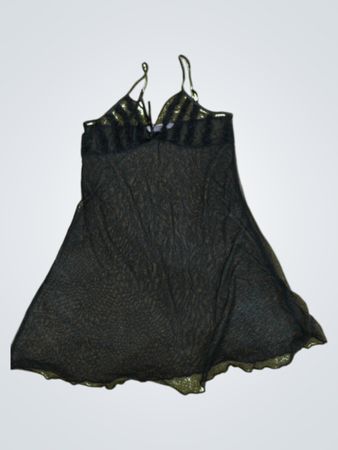 Black Mesh Chemise