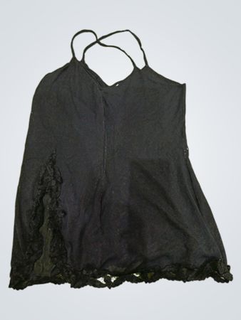 Malizia by La Perla Black Lace Trim Camisole