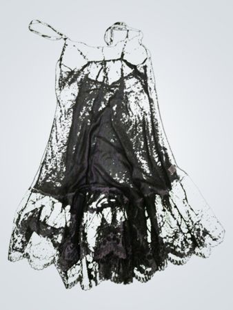 Black Lace Chemise