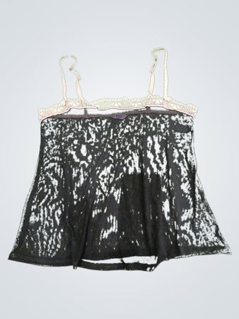 M&S Black Lace Trimmed Camisole