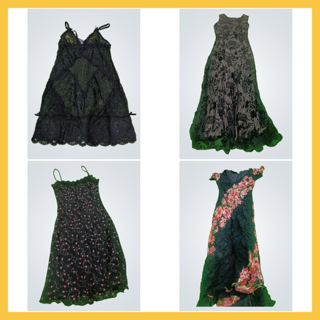 Y2k Lace trim dresses bundle