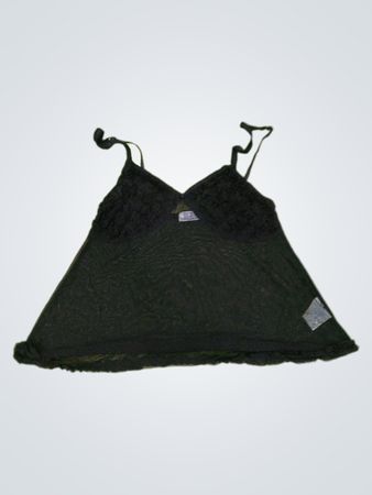 Secret Possessions Black Lace Cami Top