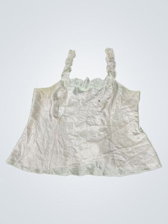 White Lace Trim Camisole