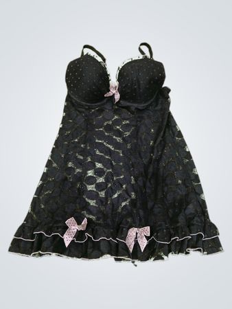 Black Lace Chemise