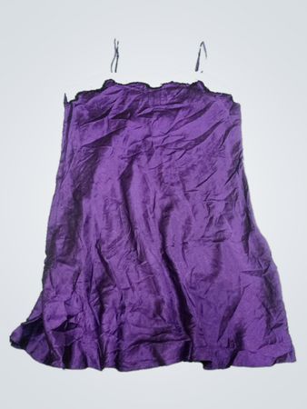 Purple Lace Trim Chemise